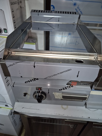 Nieuwe spiegelbakplaat gas tafelmodel