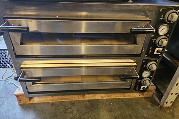 Afbeelding van Pizzaoven elektrisch 2x4 pizza's