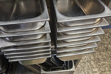 Afbeelding van 18 rvs ijsbakken