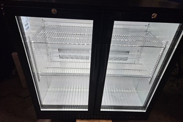 Afbeelding van 2drs glasdeur koelkast