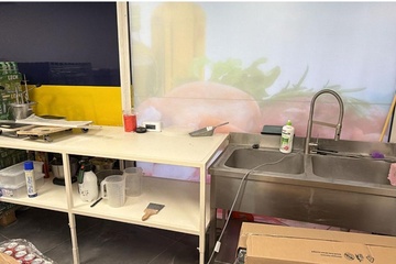 Afbeelding van Dubbele wasbak