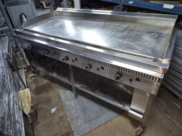 190 cm grote bak grillplaat  gas