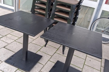 Afbeelding van Restaurant meubilair set tafels en stoelen
