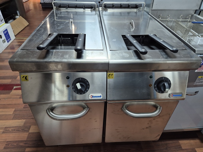 2 x friteuse Diamond elektrisch 380v