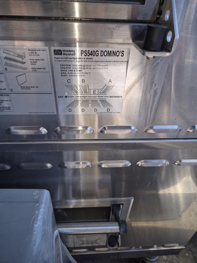 Middleby Marshall PS540G pizzaoven dubbel lopende band