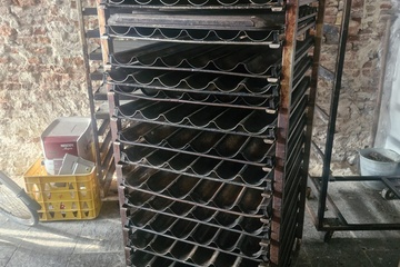 Afbeelding van Bakwagen 60x80 met stokbroodplaten