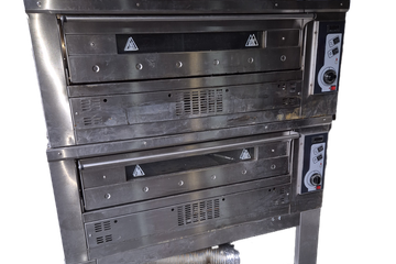 Afbeelding van Zanolli brede pizza oven dubbel gas