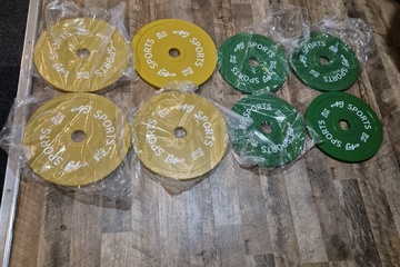 Afbeelding van 100 KG nieuwe AJ-Sports Halterschijven Gietijzer