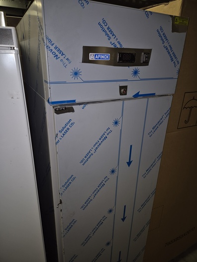 Bakkerij koelkast Afinox rvs nieuw 600x400