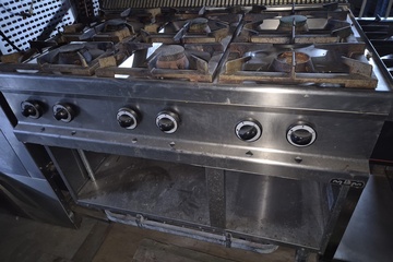 Afbeelding van gasfornuis 6 pits