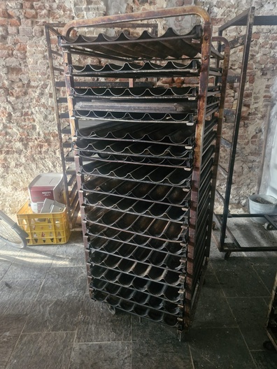 Bakwagen 60x80 met stokbroodplaten