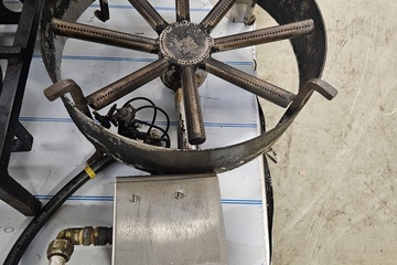 Afbeelding van wokbrander rond 39 cm