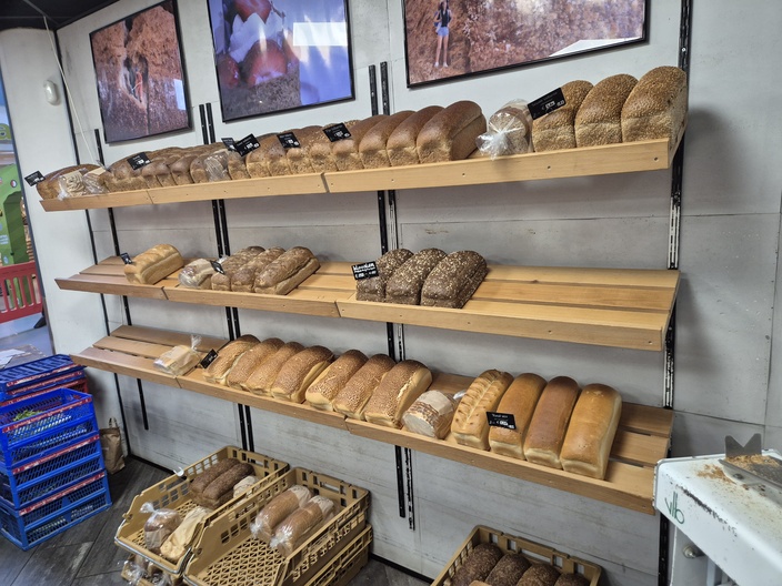 Houten brood wandrek