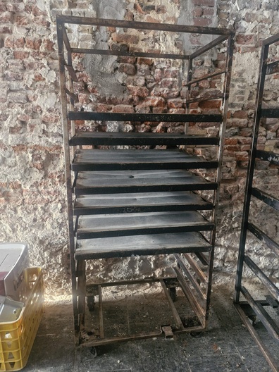 Bakwagen 60x80 met stokbroodplaten