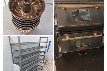 Afbeelding van Veiling ambachtelijk brood- en banket bakkerij inventaris nabij 's-Hertogenbosch en Amsterdam