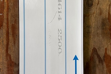 Afbeelding van wandschap afmetingen: 800x400x30