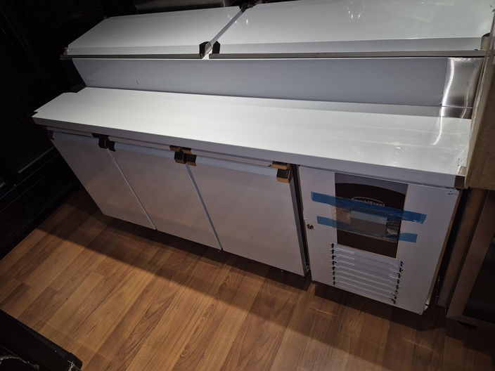 Nieuwe SALADETTE rvs koelwerkbank