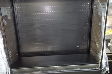 Afbeelding van 2 x zwarte supermarkt wandkoeling Marifol nieuw