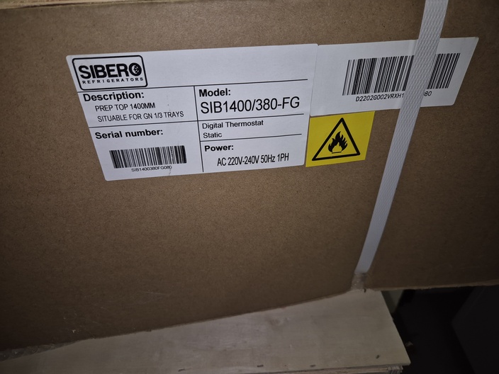 Nieuwe opzet koelvitrine 1400 mm