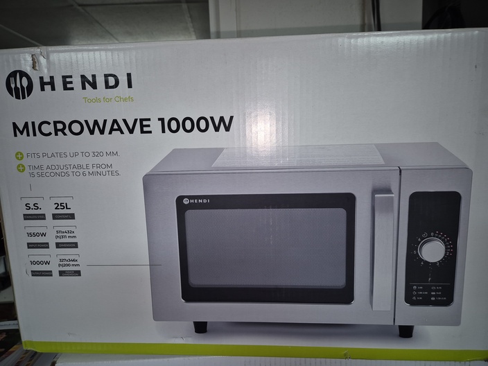 Nieuwe magnetron 1000W