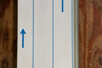 Afbeelding van wandschap afmetingen: 800x400x30