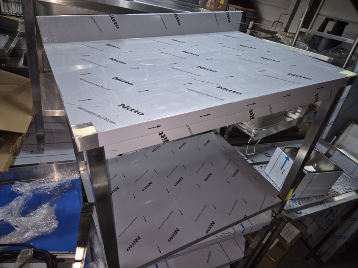 RVS werktafel nieuw 100cm