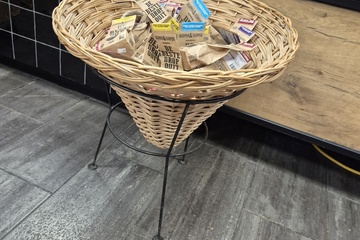 Afbeelding van Rieten stokbrood mand