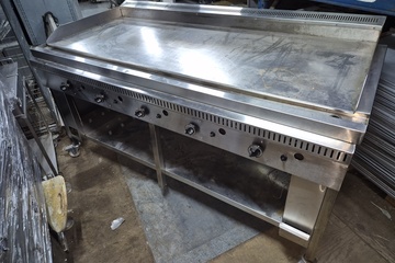 Afbeelding van 190 cm grote bak grillplaat  gas