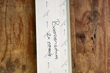 Afbeelding van wandschap afmetingen: 1400x300x30