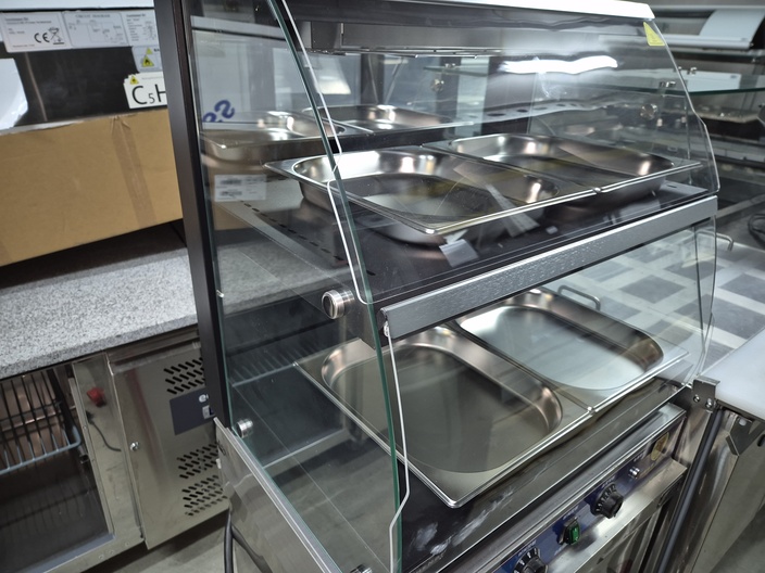 Toonbank warmhoudvitrine nieuw