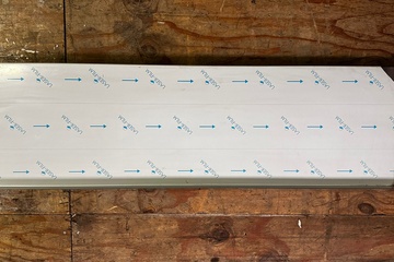 Afbeelding van wandschap afmetingen: 1400x400x30