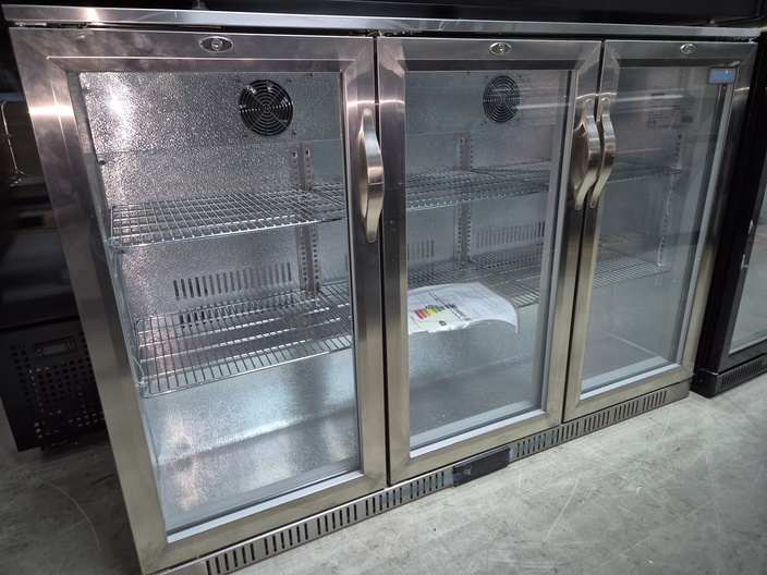 3 deurs barkoeling rvs bardisplay nieuw