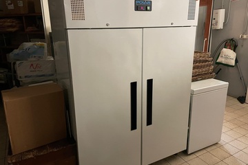 Afbeelding van Polar koelkast dubbeldeurs wit