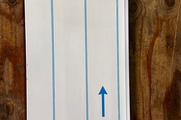 Afbeelding van wandschap afmetingen: 800x400x30