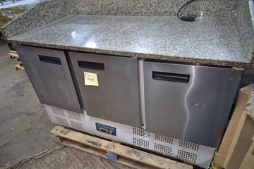 Afbeelding van 140 cm pizza werkbank gekoeld