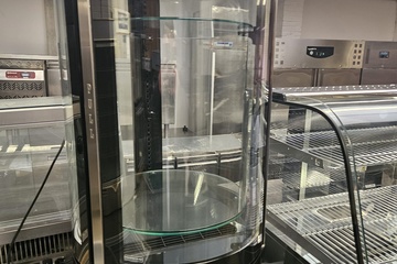 Afbeelding van Zwarte gebaksvitrine tafelmodel