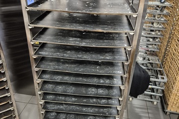 Afbeelding van Platenwagen 60/80 met teflon bakplaten vlak