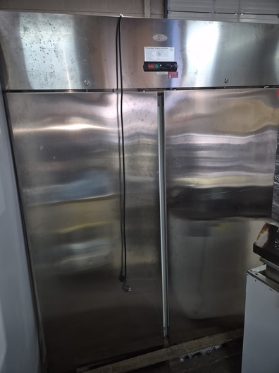 ILSA koelkast dubbeldeurs rvs