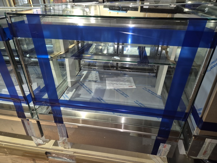 WIHA snack-counter inbouw koelvitrine nieuw 74,5 cm