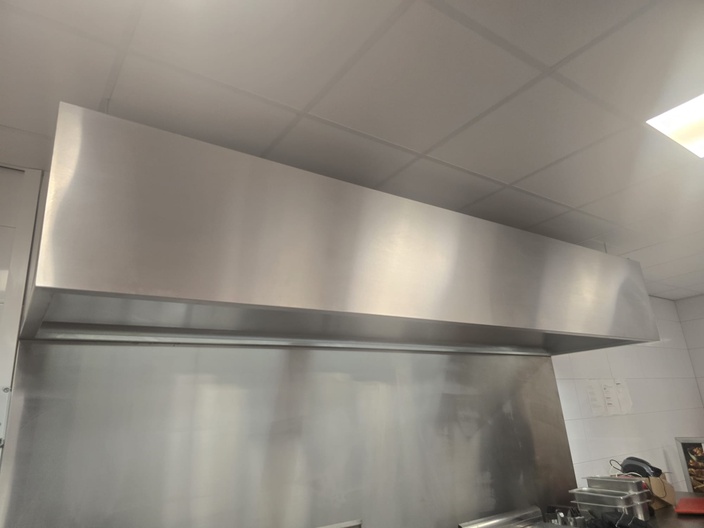 rvs afzuigkap 350 cm