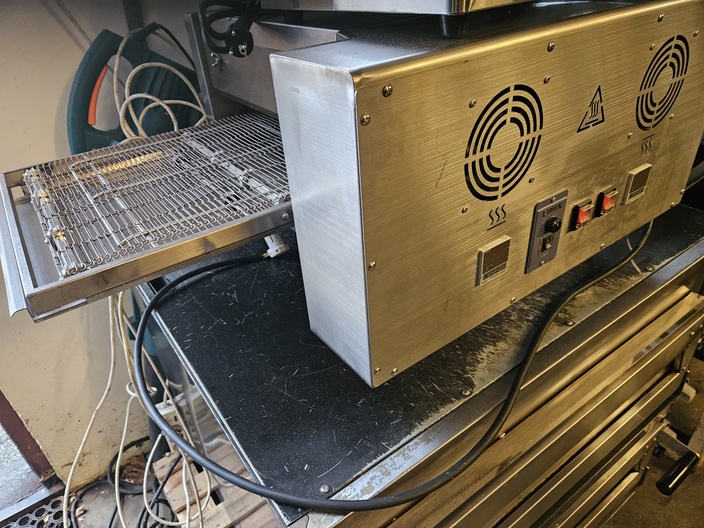 Lopende band pizzaoven 220v