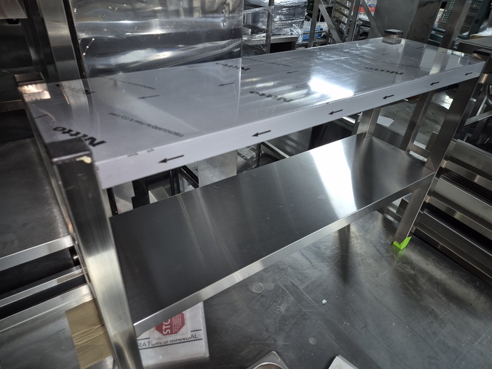 rvs opzet stelling 100 cm nieuw