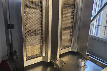 Afbeelding van Dubbele doner GRILL gas 80x65x110 cm