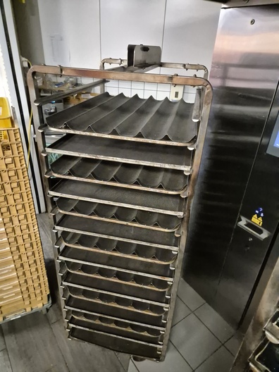 Platenwagen 60/80 met stokbroodplaten